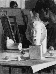 東京芸術大学美術学部絵画科油画専攻 合格者作品　素描