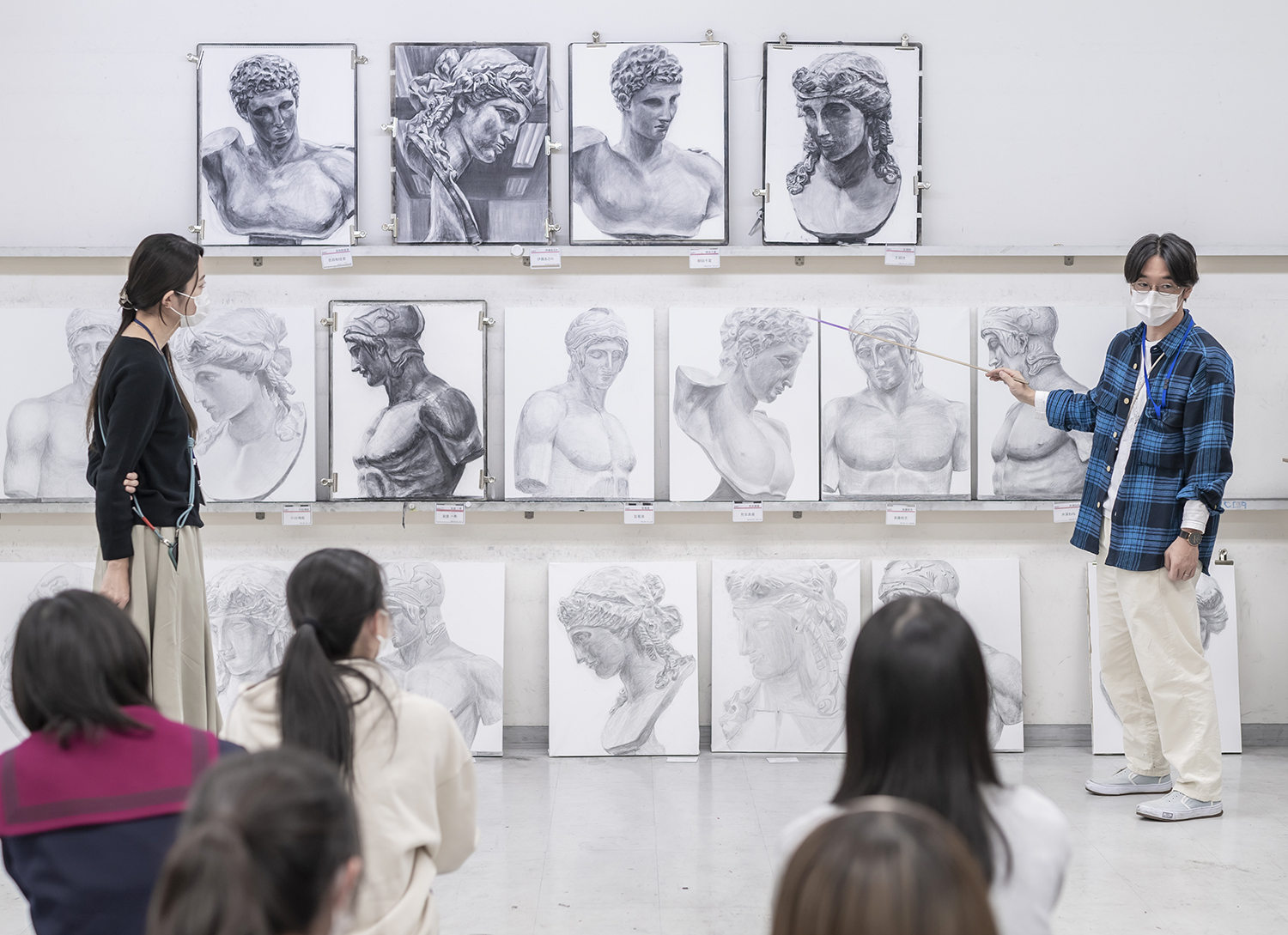 体験デッサン　講評